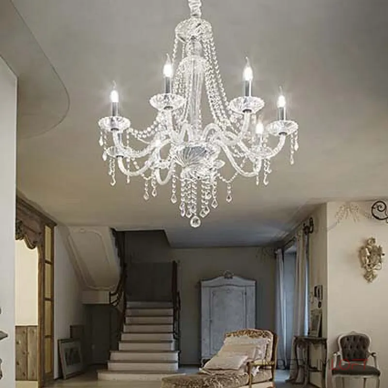 Подвесная люстра Ideal Lux Amadeus AMADEUS SP8 Подвесная люстра Ideal Lux Amadeus AMADEUS SP8
