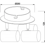 Накладной светильник Deko-Light Indi 348087 Цвет арматуры серебро Цвет плафонов серебро от ImperiumLoft