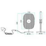 Настольная лампа декоративная Maytoni Eclipse MOD152TL-L1BK от ImperiumLoft
