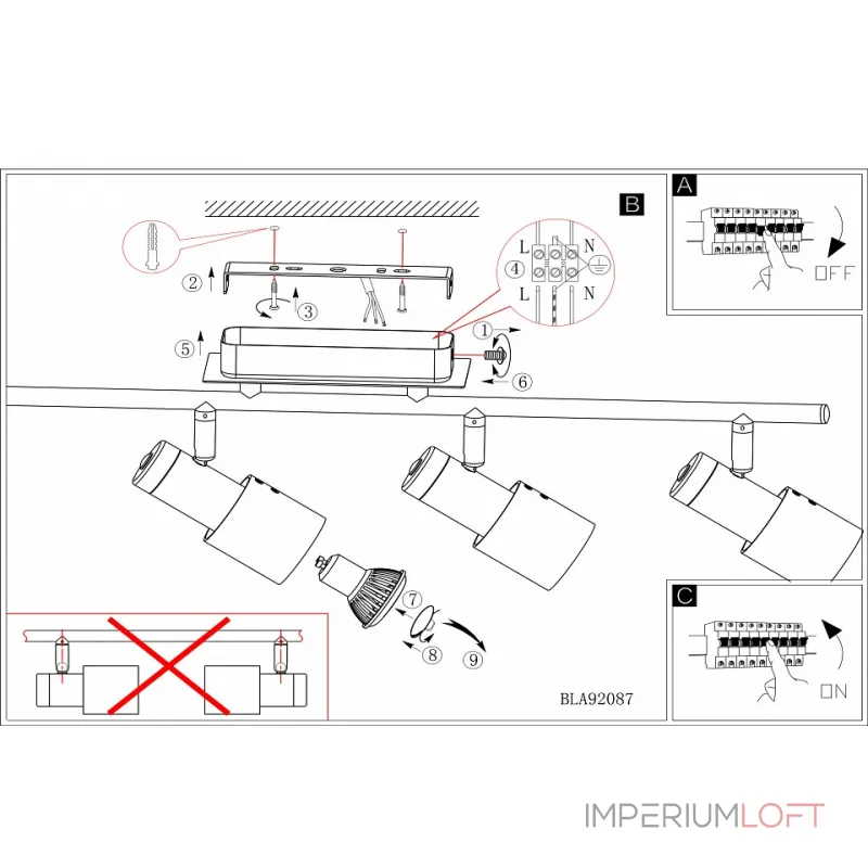 Спот Eglo Davida 92087 Цвет арматуры хром от ImperiumLoft