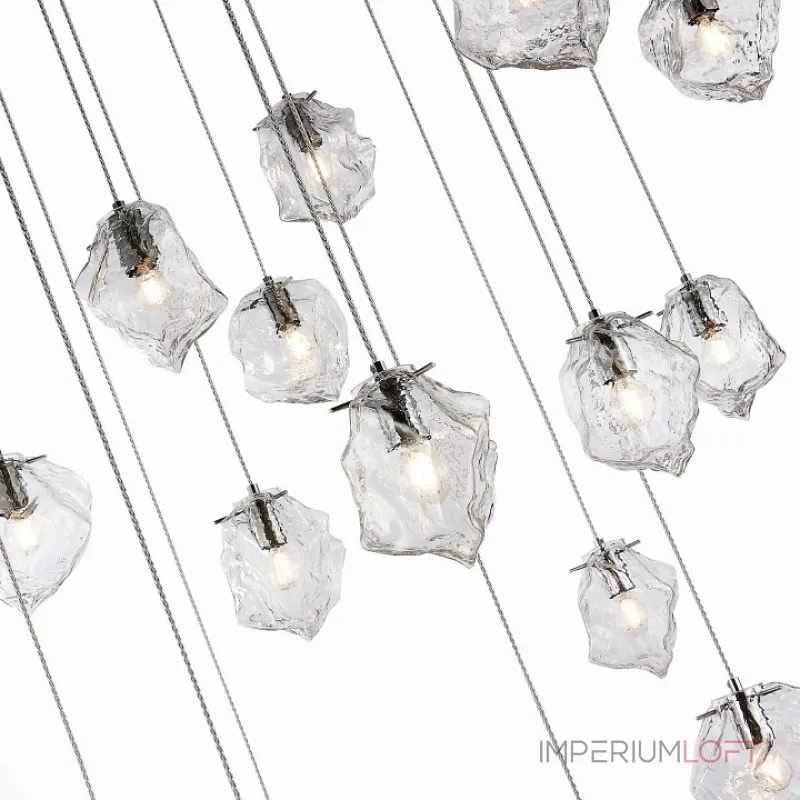 Подвесная люстра ST-Luce Portici SL1175.103.18 Цвет арматуры серый Цвет плафонов неокрашенный от ImperiumLoft Подвесная люстра ST-Luce Portici SL1175.103.18 Цвет арматуры серый Цвет плафонов неокрашенный от ImperiumLoft