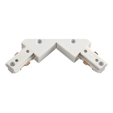 Соединитель угловой L-образный для треков Novotech 135008 Цвет арматуры белый Соединитель угловой L-образный для треков Novotech 135008 Цвет арматуры белый