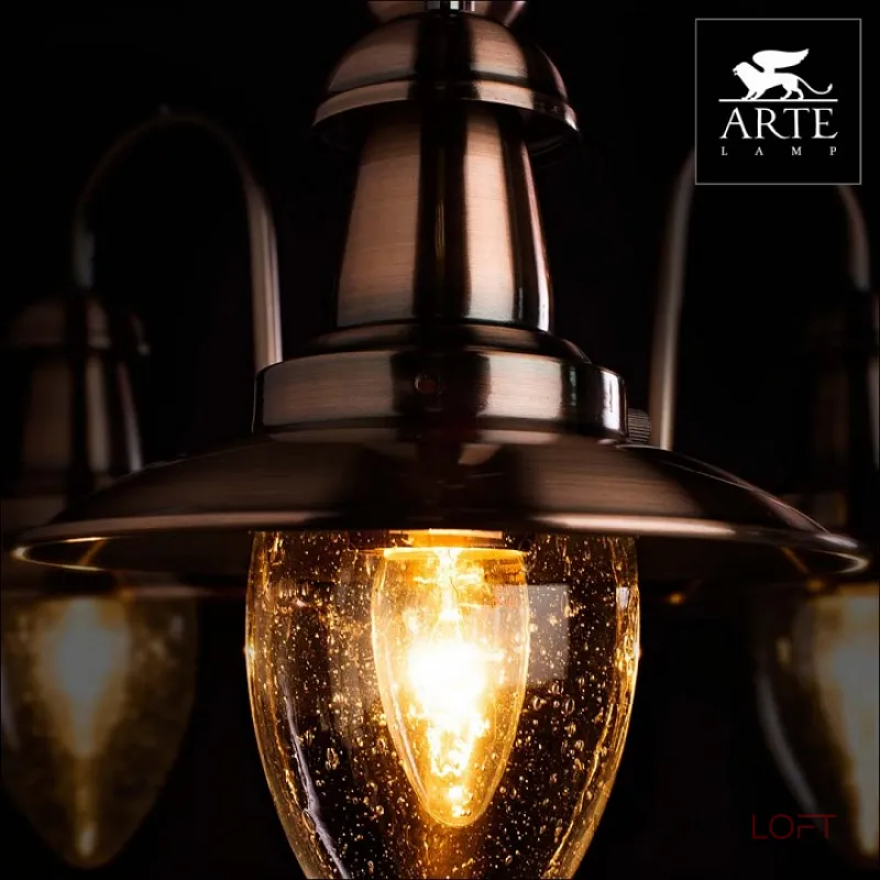 Подвесная люстра Arte Lamp Fisherman A5518LM-3RB 