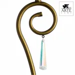 Настольная лампа декоративная Arte Lamp Carolina A9239LT-1BR Цвет арматуры коричневый Цвет плафонов белый от ImperiumLoft