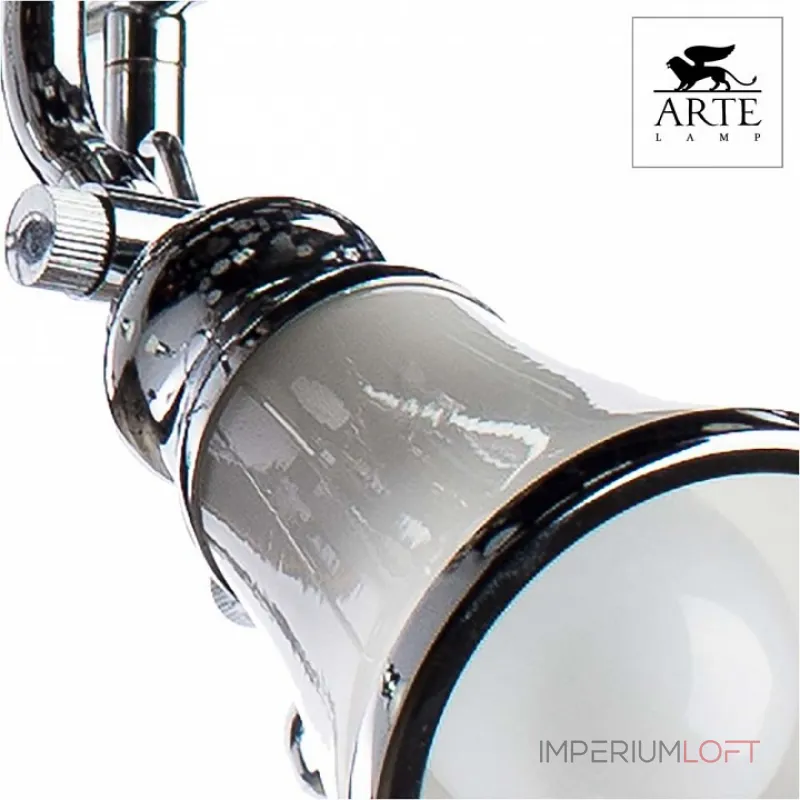 Спот Arte Lamp Vento A9231PL-5CC Цвет арматуры хром Цвет плафонов белый от ImperiumLoft Спот Arte Lamp Vento A9231PL-5CC Цвет арматуры хром Цвет плафонов белый от ImperiumLoft