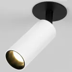 Спот Elektrostandard Diffe Diffe белый/черный 8W 4200K (25039/LED) от ImperiumLoft