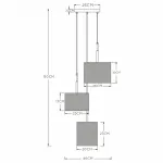 Подвесной светильник Lucide Baskett 45459/03/30 