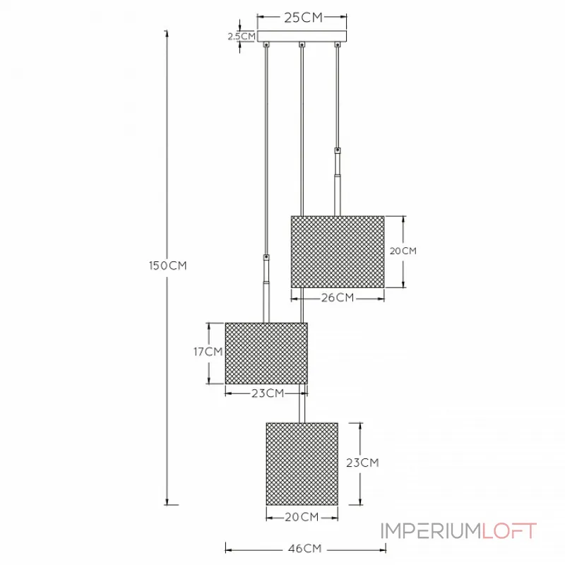 Подвесной светильник Lucide Baskett 45459/03/30 Подвесной светильник Lucide Baskett 45459/03/30