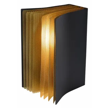 Настольная лампа декоративная Lucide Extravaganza Livret 78596/01/30 Цвет плафонов золото Цвет арматуры черный