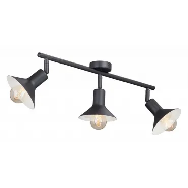 Спот Vitaluce V4807 V4807-1/3PL Цвет арматуры черный Цвет плафонов черный