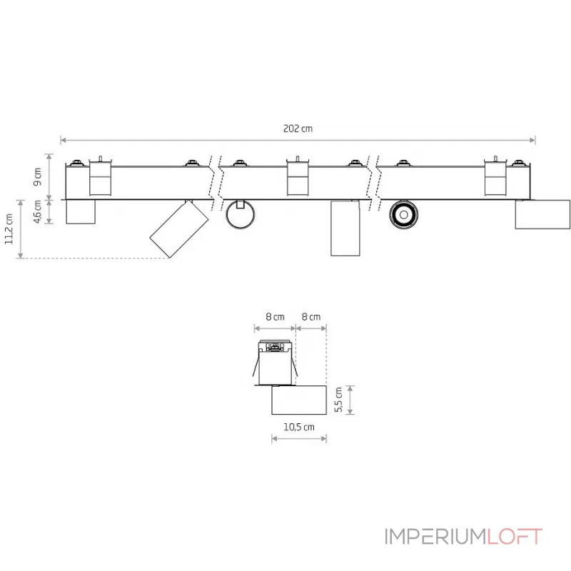 Спот Nowodvorski Mono 10468 от ImperiumLoft