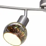 Спот Arte Lamp Illusione A6125PL-4SS Цвет арматуры серебро Цвет плафонов разноцветный от ImperiumLoft