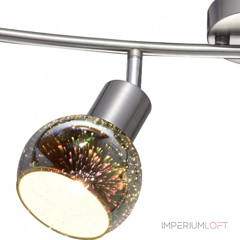 Спот Arte Lamp Illusione A6125PL-4SS Цвет арматуры серебро Цвет плафонов разноцветный от ImperiumLoft