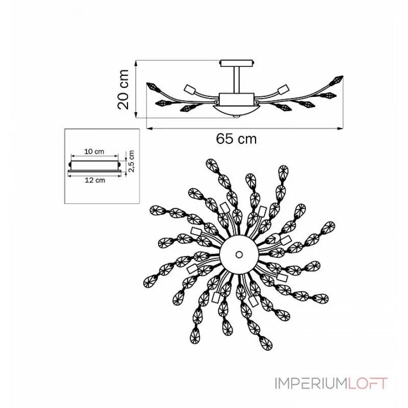 Потолочная люстра Lightstar Isabelle 791182 