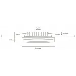 Встраиваемый светильник Donolux DL18836 DL18836/5W White R Dim от ImperiumLoft