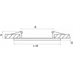 Рамка встраиваемая для светильника Lightstar Domino 214523 от ImperiumLoft