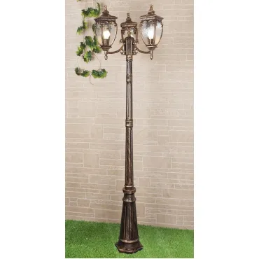 Фонарный столб Elektrostandard Andromeda Andromeda F/3 (GLYF-8024F/3) черное золото