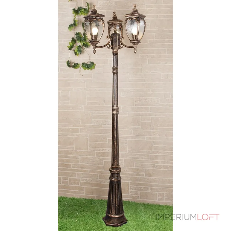Фонарный столб Elektrostandard Andromeda Andromeda F/3 (GLYF-8024F/3) черное золото от ImperiumLoft Фонарный столб Elektrostandard Andromeda Andromeda F/3 (GLYF-8024F/3) черное золото от ImperiumLoft