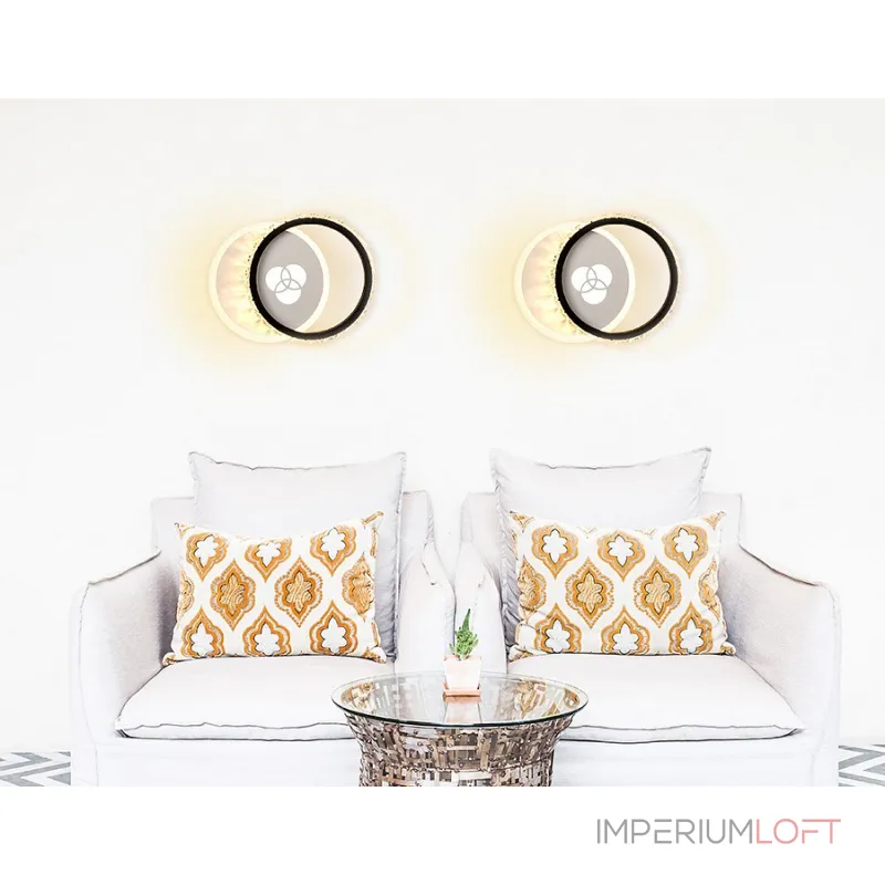 Бра Ambrella Ice 23 FA228 Цвет плафонов прозрачный Цвет арматуры белый от ImperiumLoft