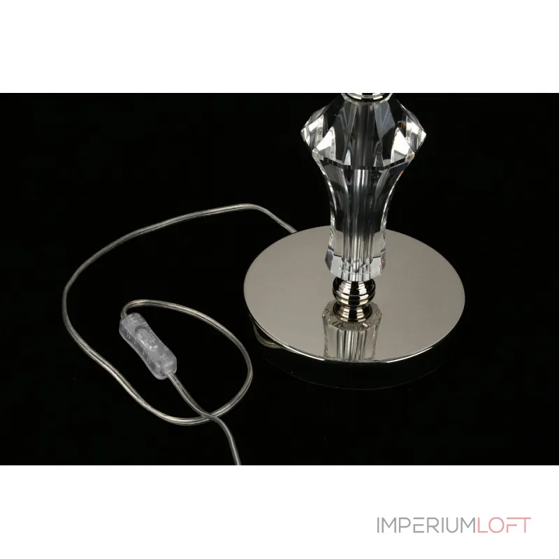 Настольная лампа декоративная Aployt Jula APL.707.04.01 Цвет арматуры хром Цвет плафонов белый от ImperiumLoft