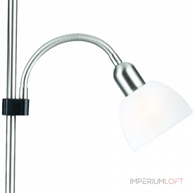 Торшер с подсветкой Arte Lamp Duetto A9569PN-2SI Цвет арматуры серебро Цвет плафонов белый от ImperiumLoft Торшер с подсветкой Arte Lamp Duetto A9569PN-2SI Цвет арматуры серебро Цвет плафонов белый от ImperiumLoft