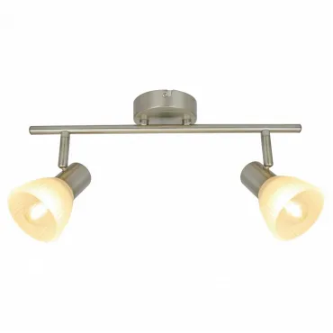 Спот Arte Lamp Parry A5062AP-2SS Цвет арматуры серебро Цвет плафонов белый