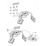Спот Globo Kerstin 56138-3 Цвет арматуры хром от ImperiumLoft