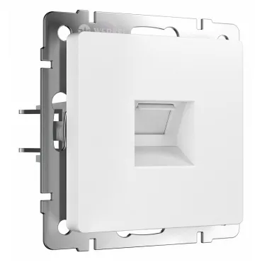 Розетка Ethernet RJ-45 без рамки Werkel белый матовый W1181061