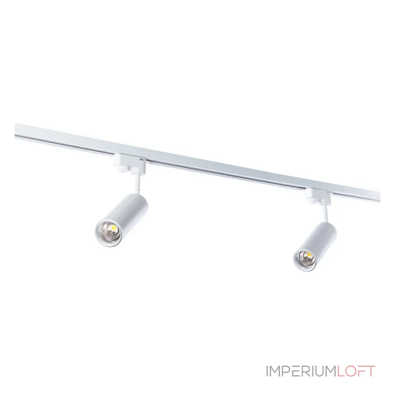Светильник на штанге Arte Lamp Track Lights A1412PL-1WH Цвет арматуры белый Цвет плафонов белый от ImperiumLoft