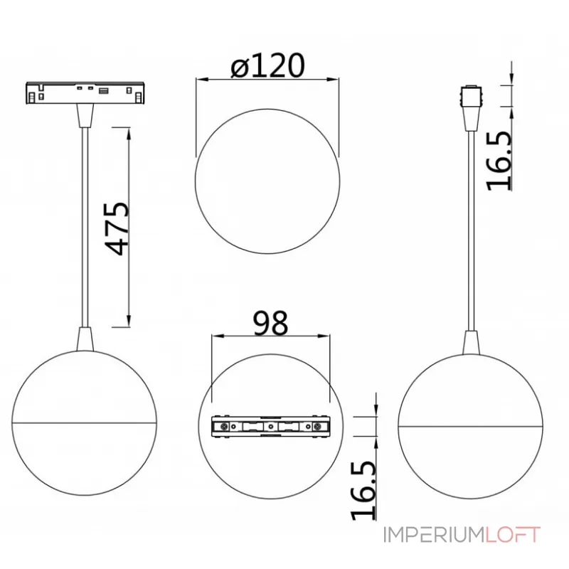 Подвесной светильник Maytoni Kiat TR018-2-10W4K-W