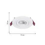 Встраиваемый светильник Favourite Lamppu 4541-1C от ImperiumLoft