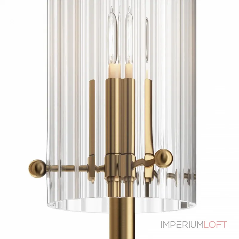 Бра Maytoni Arco MOD223WL-02BS Цвет арматуры латунь Цвет плафонов прозрачный от ImperiumLoft