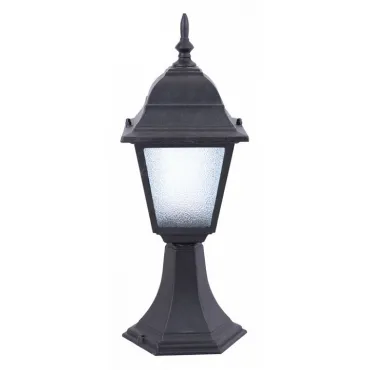 Наземный низкий светильник Arte Lamp Bremen A1014FN-1BK Цвет арматуры черный Цвет плафонов прозрачный