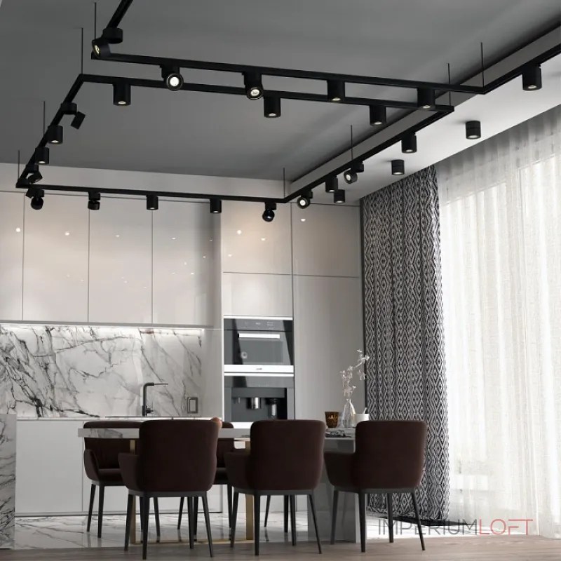 Светильник на штанге Novotech Groda 358777 Цвет арматуры черный Цвет плафонов черный от ImperiumLoft Светильник на штанге Novotech Groda 358777 Цвет арматуры черный Цвет плафонов черный от ImperiumLoft