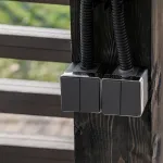 Выключатель двухклавишный влагозащищенный Werkel Gallant (графит рифленый) W5020204 Gallant (графит рифленый) от ImperiumLoft