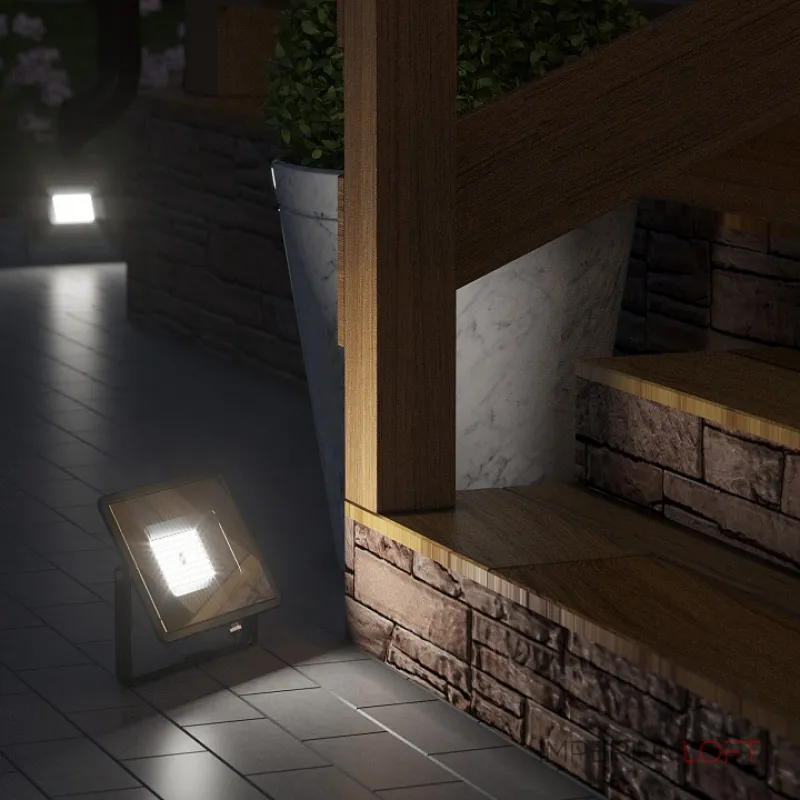 Настенно-потолочный прожектор Gauss Qplus 690511350 Цвет плафонов прозрачный от ImperiumLoft