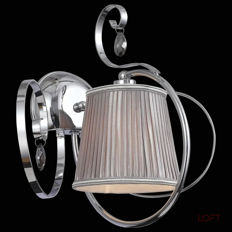 Бра EVOLUCE Azzurro SL177.101.01 Цвет арматуры хром Цвет плафонов серебро от ImperiumLoft Бра EVOLUCE Azzurro SL177.101.01 Цвет арматуры хром Цвет плафонов серебро от ImperiumLoft