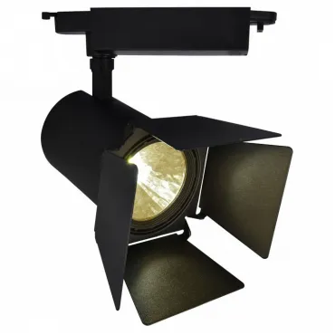 Светильник на штанге Arte Lamp Track Lights A6730PL-1BK Цвет арматуры черный Цвет плафонов черный Светильник на штанге Arte Lamp Track Lights A6730PL-1BK Цвет арматуры черный Цвет плафонов черный