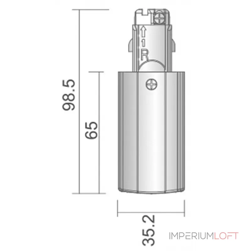 Заглушка для трека боковая Deko-Light D Line 710014 от ImperiumLoft Заглушка для трека боковая Deko-Light D Line 710014 от ImperiumLoft