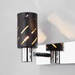 Бра Eurosvet Fente 20090/2 черный/хром Цвет плафонов золото Цвет арматуры черный от ImperiumLoft