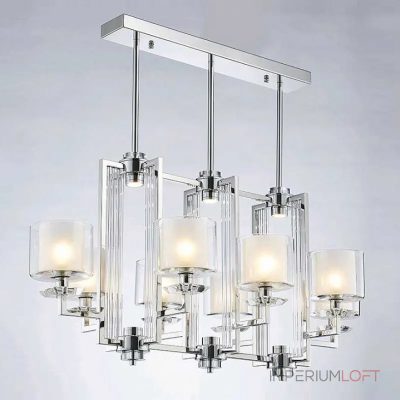 Люстра на штанге Newport 4400 4408/S chrome Люстра на штанге Newport 4400 4408/S chrome