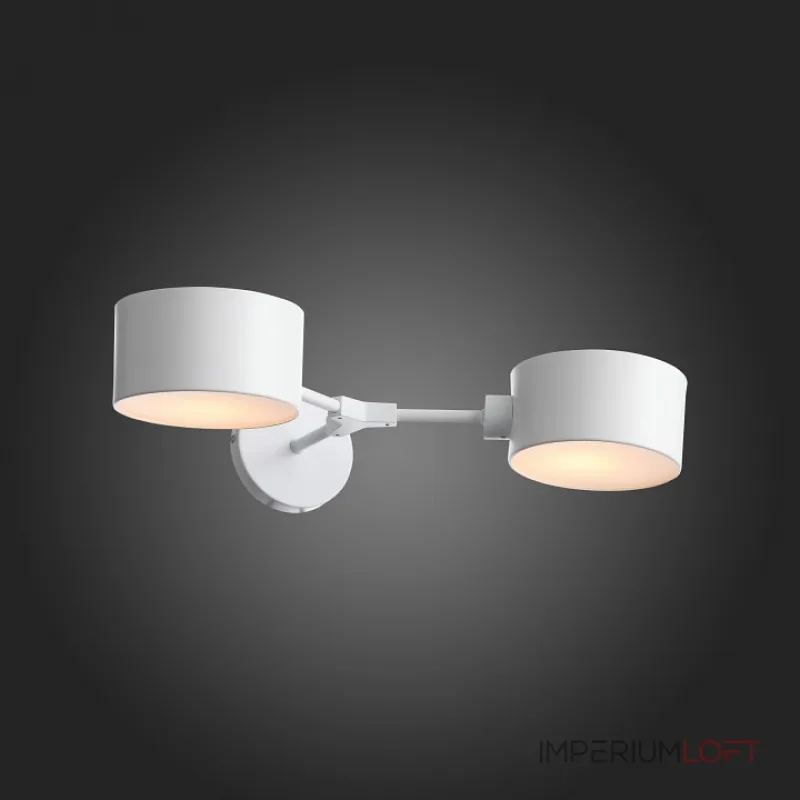 Бра EVOLUCE Gimento SLE183501-02 Цвет арматуры белый Цвет плафонов белый от ImperiumLoft