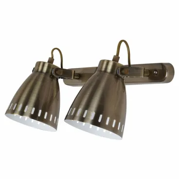 Спот Arte Lamp Luned A2214AP-2AB Цвет арматуры бронза Цвет плафонов бронза Спот Arte Lamp Luned A2214AP-2AB Цвет арматуры бронза Цвет плафонов бронза