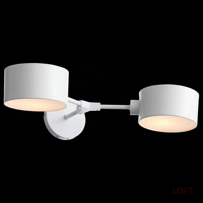 Бра EVOLUCE Gimento SLE183501-02 Цвет арматуры белый Цвет плафонов белый от ImperiumLoft