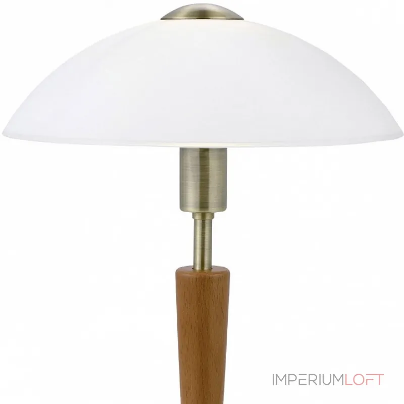 Настольная лампа декоративная Eglo ПРОМО Solo 1 87256 Цвет арматуры коричневый от ImperiumLoft