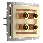 Розетка акустическая без рамки Werkel шампань W1185011 от ImperiumLoft