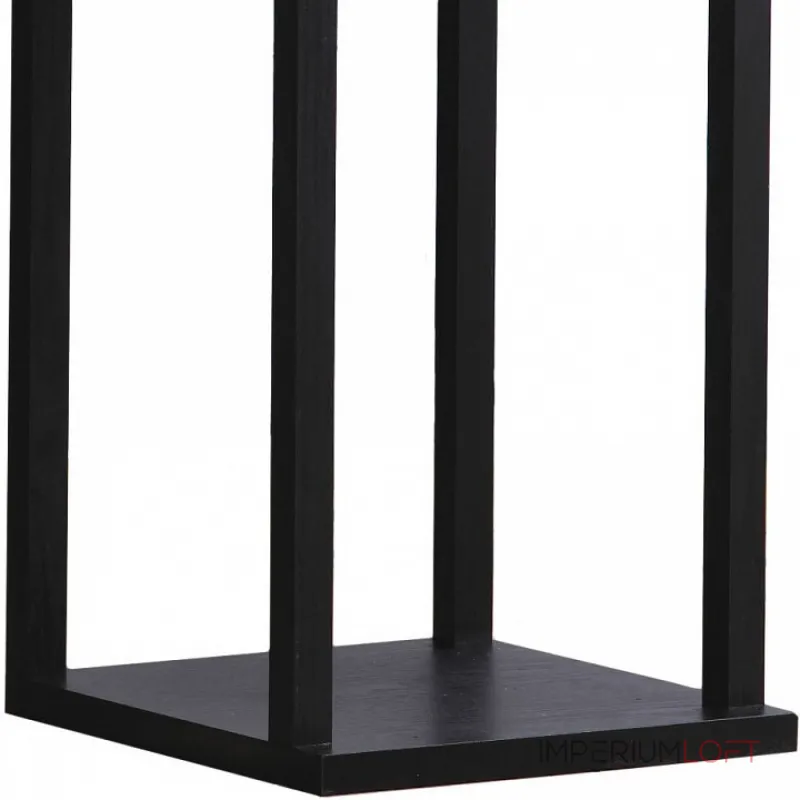 Торшер с полкой LGO Woodruff LSP-0333 Цвет арматуры черный Цвет плафонов кремовый от ImperiumLoft