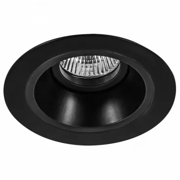 Встраиваемый светильник Lightstar Domino D61707 цвет арматуры черный