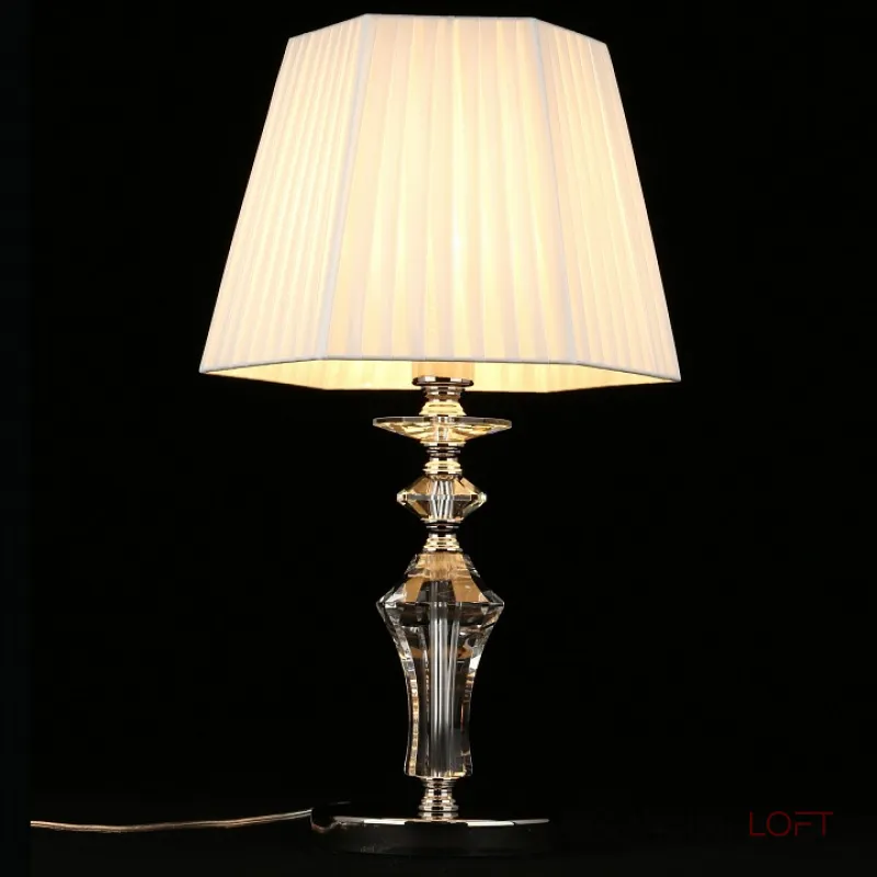 Настольная лампа декоративная Aployt Jula APL.707.04.01 Цвет арматуры хром Цвет плафонов белый от ImperiumLoft