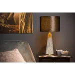 Настольная лампа декоративная Lucide Extravaganza Velvet 10501/81/30 Цвет плафонов черный Цвет арматуры серый от ImperiumLoft
